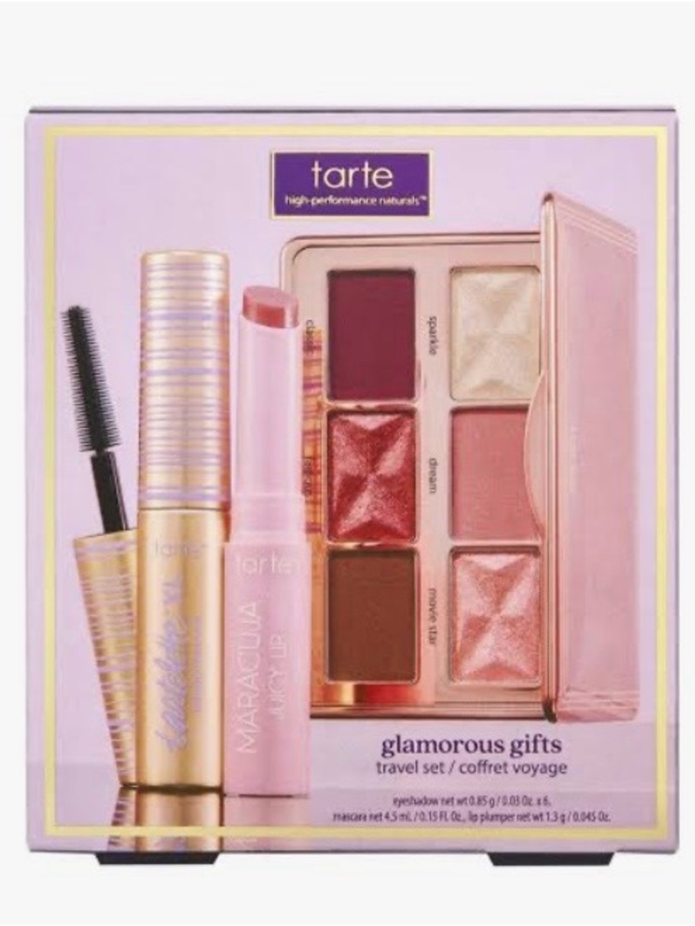 tarte glamorous gifts Eyeshadow Palette Set with Mascara & Lip